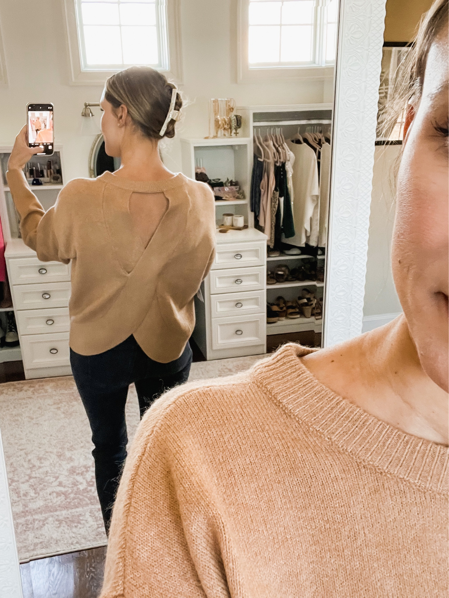 This cross back sweater is on major sale at Nordstrom  Size down 1 size 

#LTKFind #LTKSeasonal #LTKsalealert