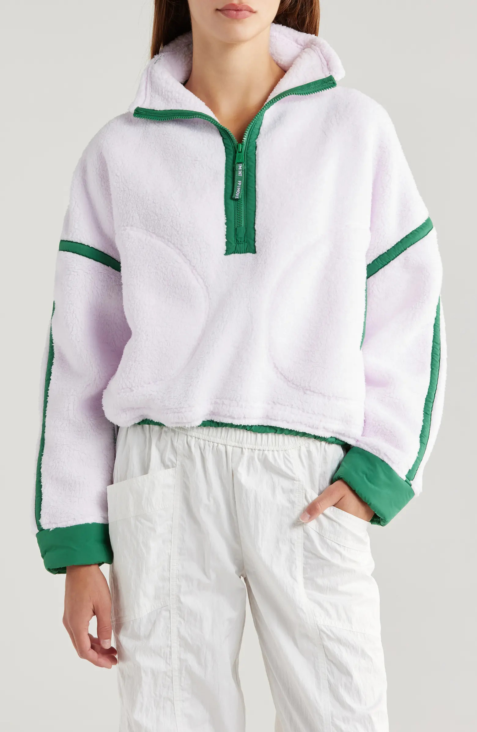 Free People FP Movement Mountain High Fleece Half Zip Pullover | Nordstrom | Nordstrom