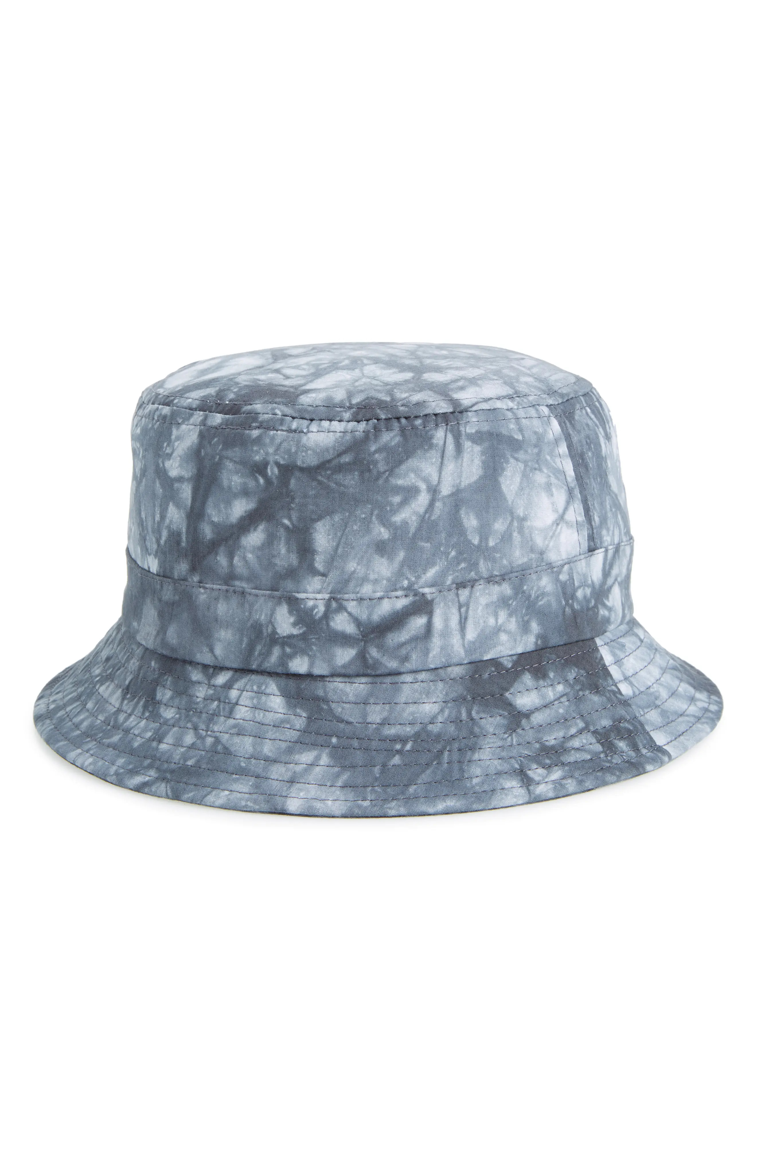 Women's Trouve Tie Dye Bucket Hat - Black | Nordstrom