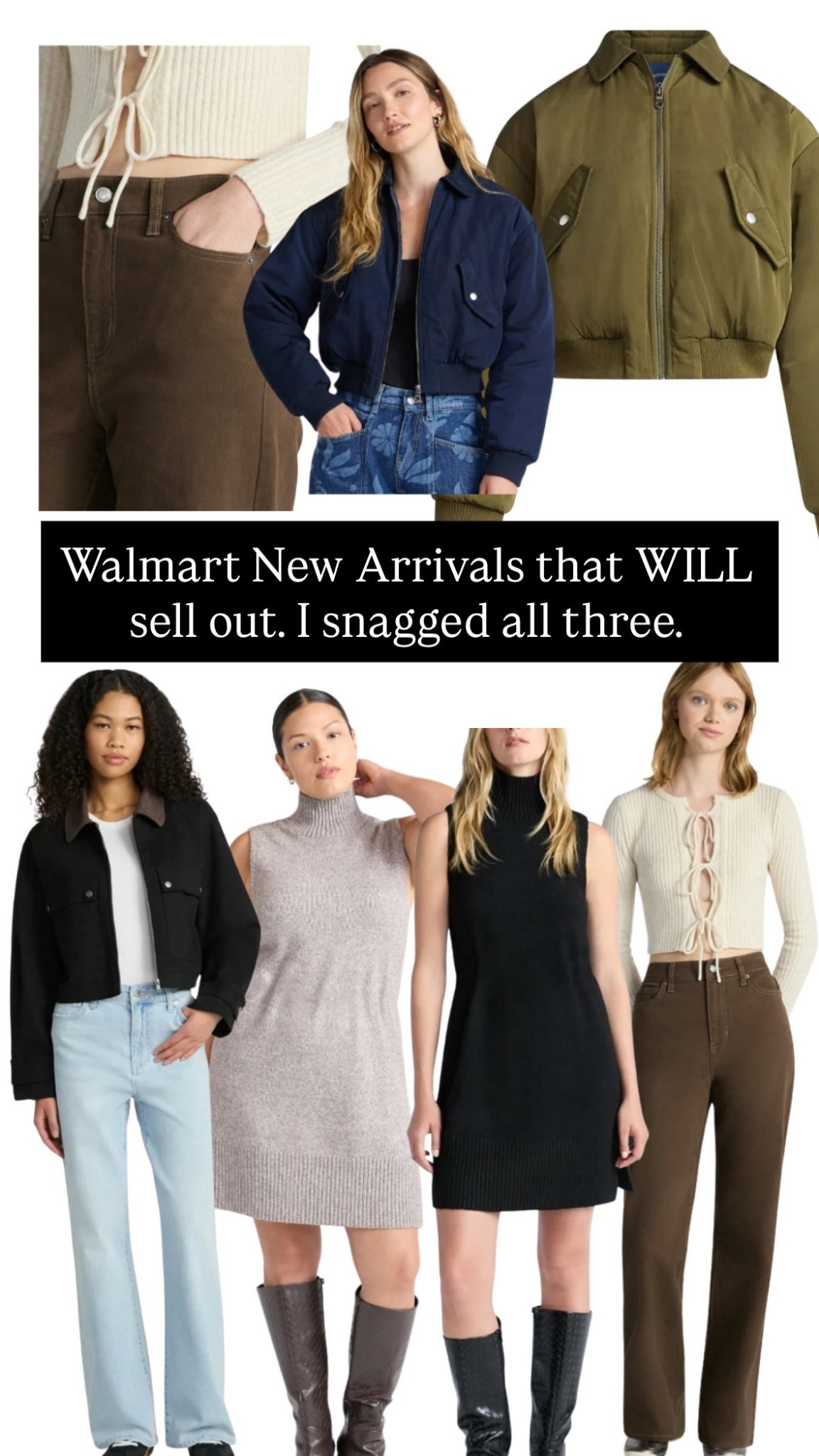 Walmart new arrivals that will sell out. Stay tuned for a try on! 

#LTKStyleTip #LTKFallSale #LTKWorkwear