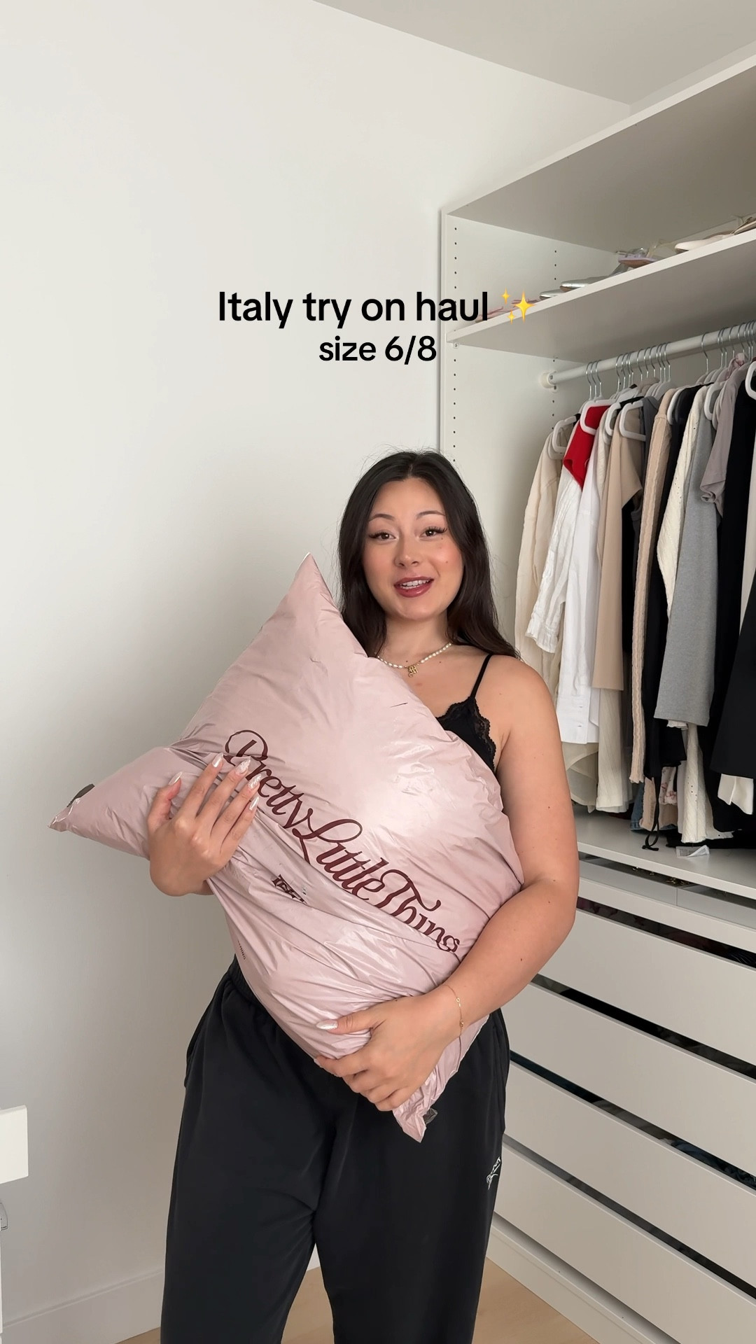 Italy try on haul from Pretty Little Thing