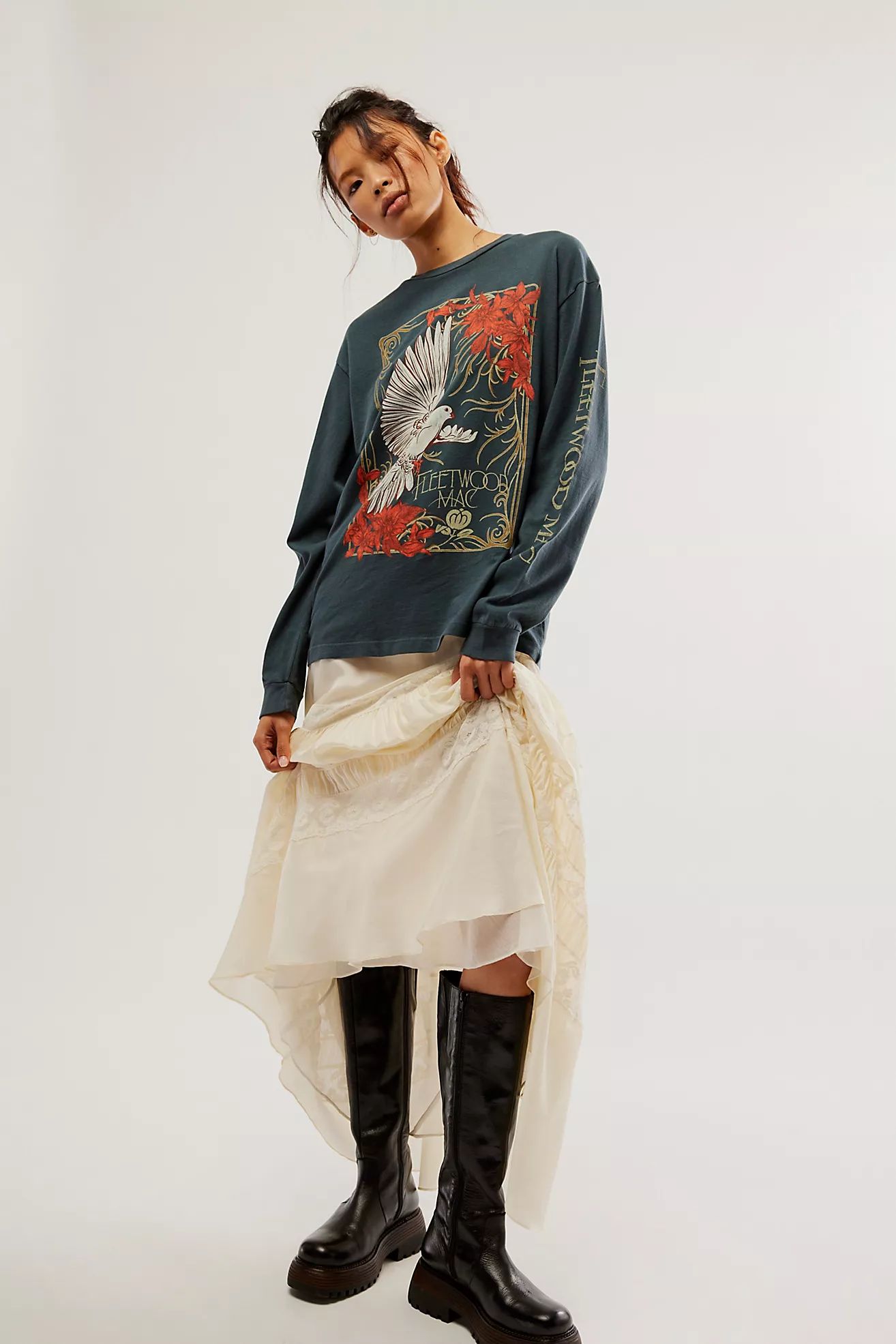 Fleetwood Mac Dove Oversized Long Sleeve | Free People (Global - UK&FR Excluded)