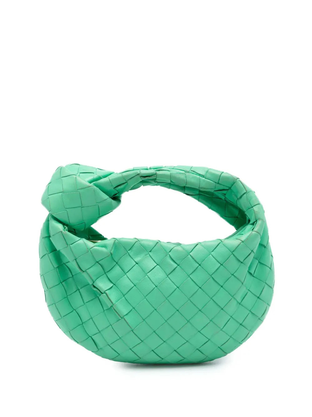 Bottega Veneta Pre-Owned 2012-2026 Mini Nappa Intrecciato Jodie hobo bag - Green | Farfetch Global