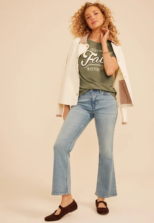 Everything Will Fall Into Place Classic Fit Graphic Tee | maurices | Maurices