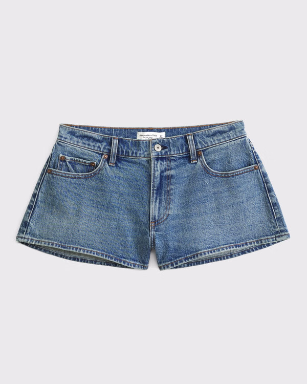 Curve Love Low Rise Mini Short | Abercrombie & Fitch (US)