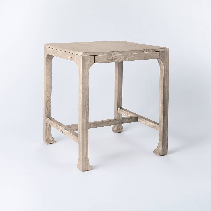 Belmont Shore Knockdown Wood End Table Gray Wash - Threshold™ designed with Studio McGee | Target
