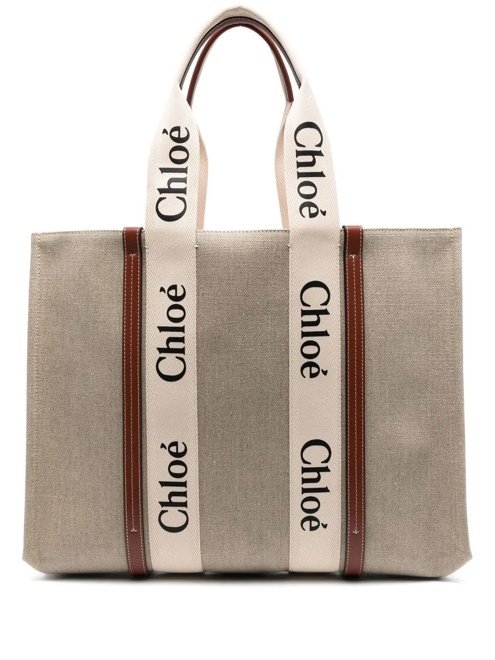 large Woody logo tote bag | Farfetch Global