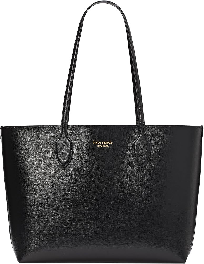 kate spade new york Bleecker Saffiano Leather Large Tote, Black | Amazon (US)