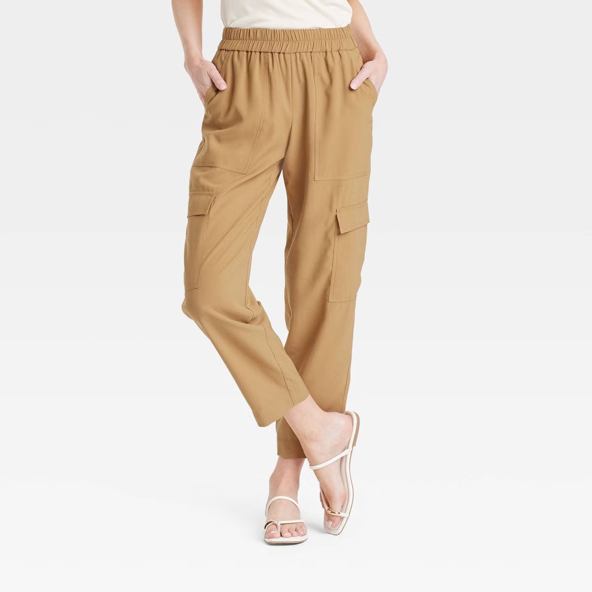 Women's High-Rise Ankle Cargo Pants - A New Day™ | Target