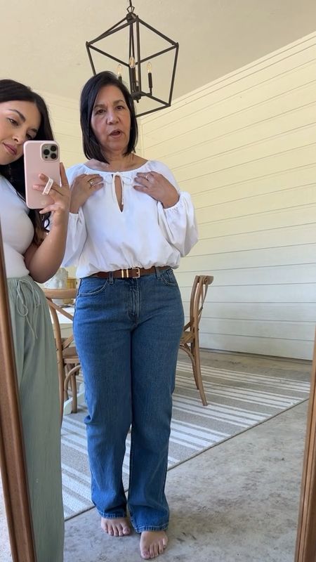 I had mom try Abercrombie jeans.. this is what she said! 

#LTKstyletip #LTKunder100