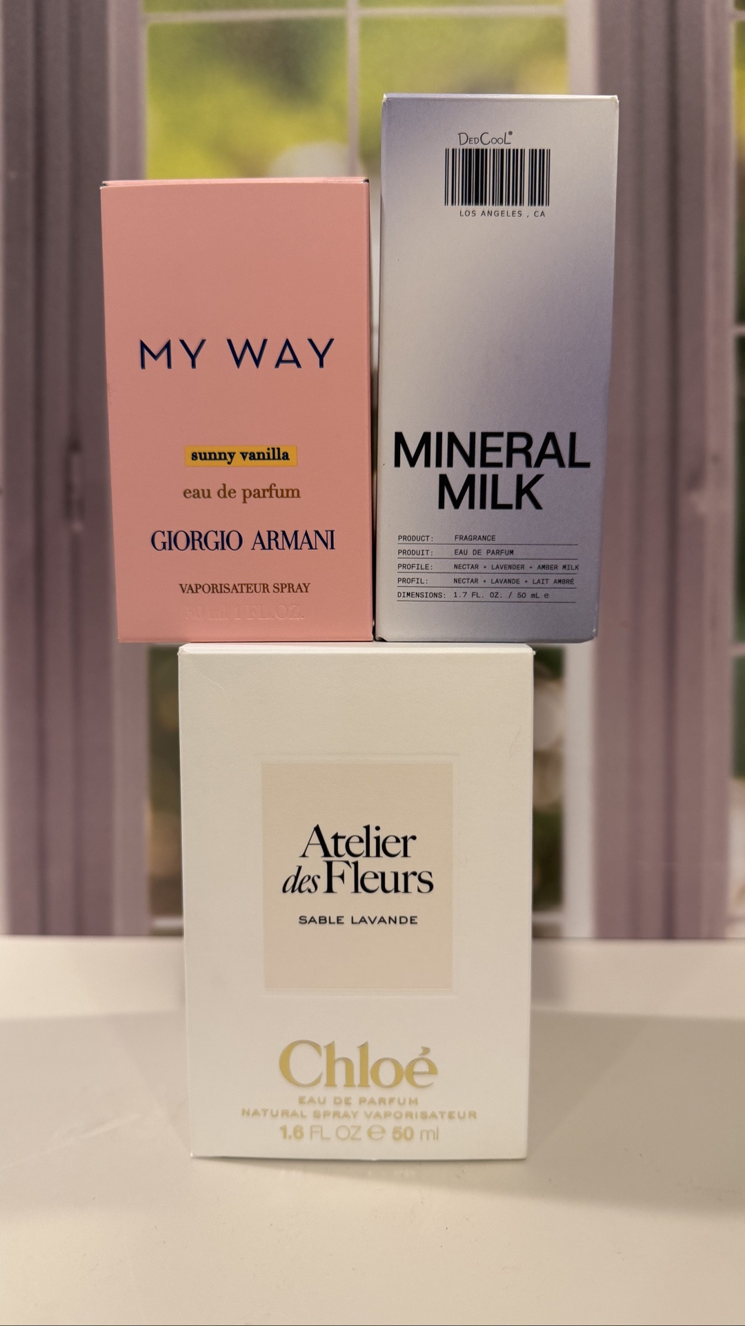 ✨ These are the 3 fragrances I keep reaching for when I want to feel confident, unique, and effortlessly put together ☀️🤍✨

I love fragrances that feel memorable without being overpowering… scents that become part of your presence instead of entering the room before you do 👀✨

🌿 Chloé Atelier des Fleurs Sable Eau de Parfum
Soft, airy lavender with creamy fig, bergamot, and warm woody notes that feel elegant, calming, and quietly addictive 🤍 It honestly reminds me of warm Mediterranean air and soft lavender flowing through your fingers 🌾✨

🍍 Giorgio Armani My Way Sunny Vanilla
Bright pineapple + bergamot melt into soft florals and a clean vanilla musk that feels radiant, feminine, and perfect for warm weather ✨ Fresh, glowing, and never overly sweet.

🌊 DedCool Mineral Milk Eau de Parfum
Fresh ocean-air vibes with nectar, lavender, and creamy amber milk that settles into the coziest skin scent 🤍 Clean, comforting, genderless, and incredibly wearable.

Each one gives a completely different Summer mood depending on how you want to feel ☀️✨

#LTKselfcare #LTKBeauty #LTKdayinmylife