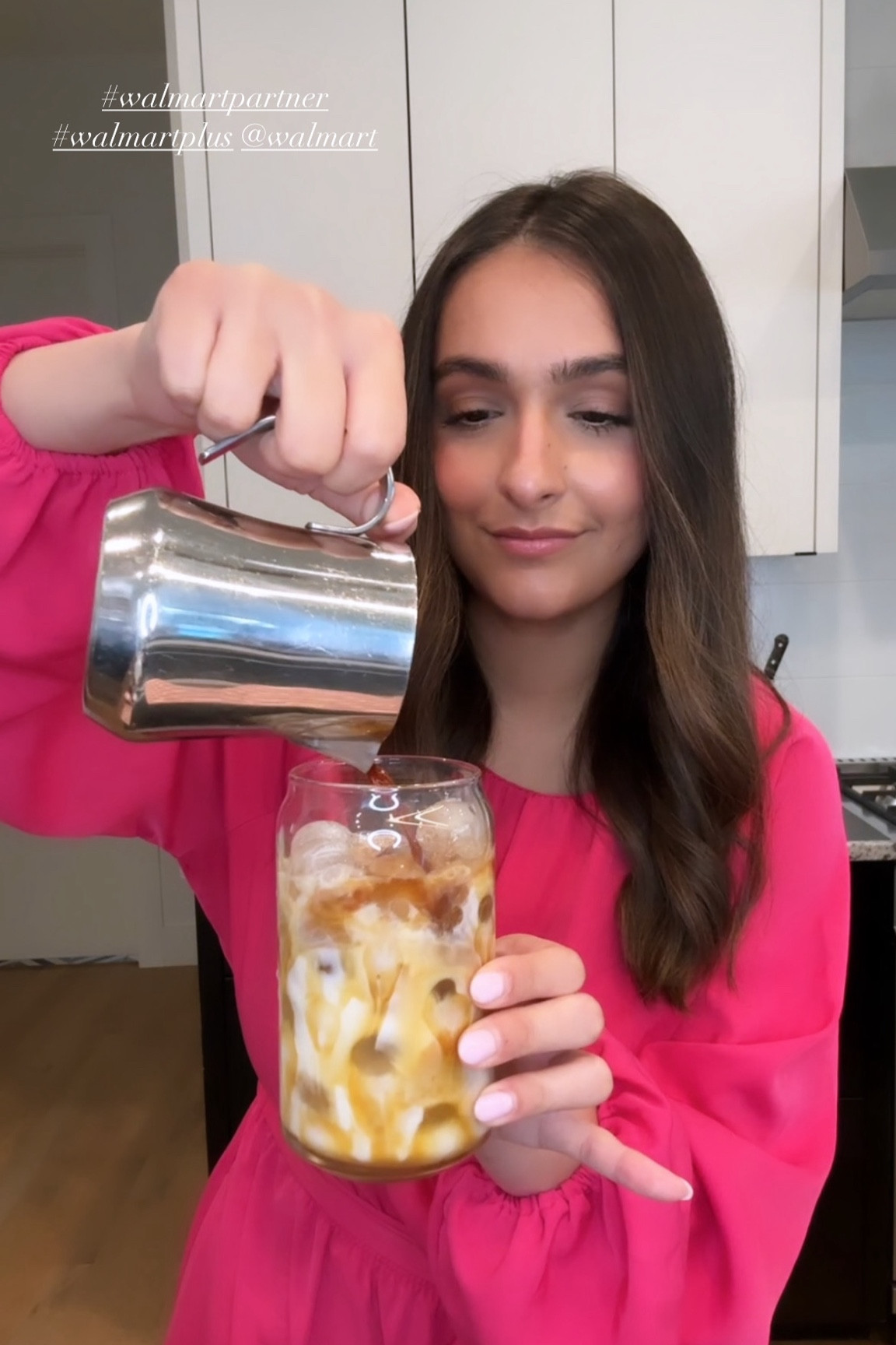 Used out Walmart+ InHome membership to get the necessary tools and ingredients to make the upside down vanilla latte! Turned out so good!** $35 minimum. Restrictions apply. See https://inhome.walmart.com/terms-of-use for details. ** 
@walmart #walmartplus #walmartpartner #vanillalatte #recipes