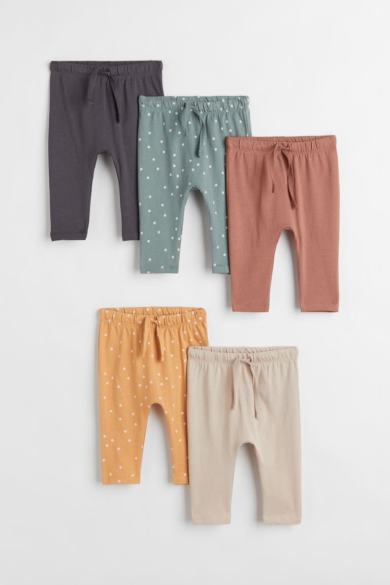 5-pack Cotton Pants | H&M (US + CA)