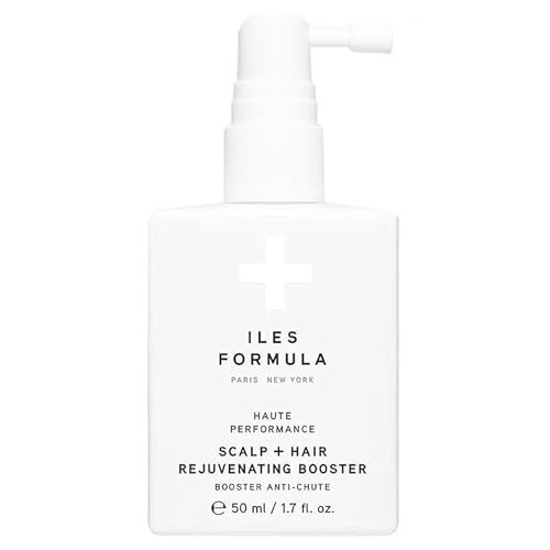ILES FORMULA Scalp + Hair Rejuvenating Booster – Non-Greasy Serum to Support Growth for Visibly Thicker, Stronger, Fuller Hair – Natural, Lightweight & Fast-Absorbing Scalp Serum with Procapil | Amazon (US)