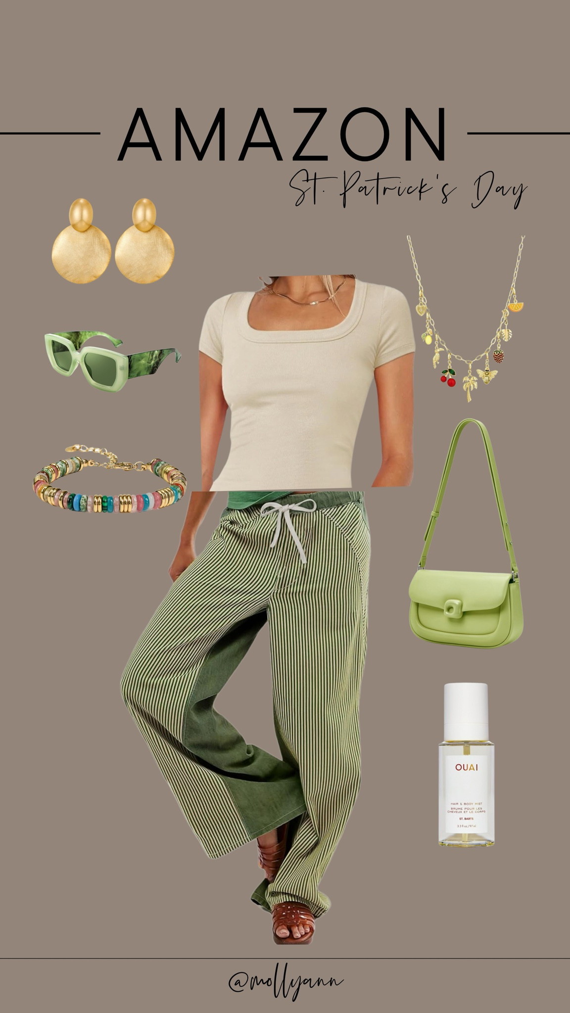 These Pants!! 💚💚💚
Fun GREEN outfit from Amazon. 

#LTKBeauty #LTKStyleTip #LTKFindsUnder50