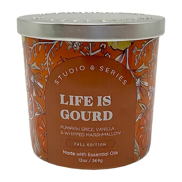 Life Is Gourd Scented Jar Candle, 13oz | At Home