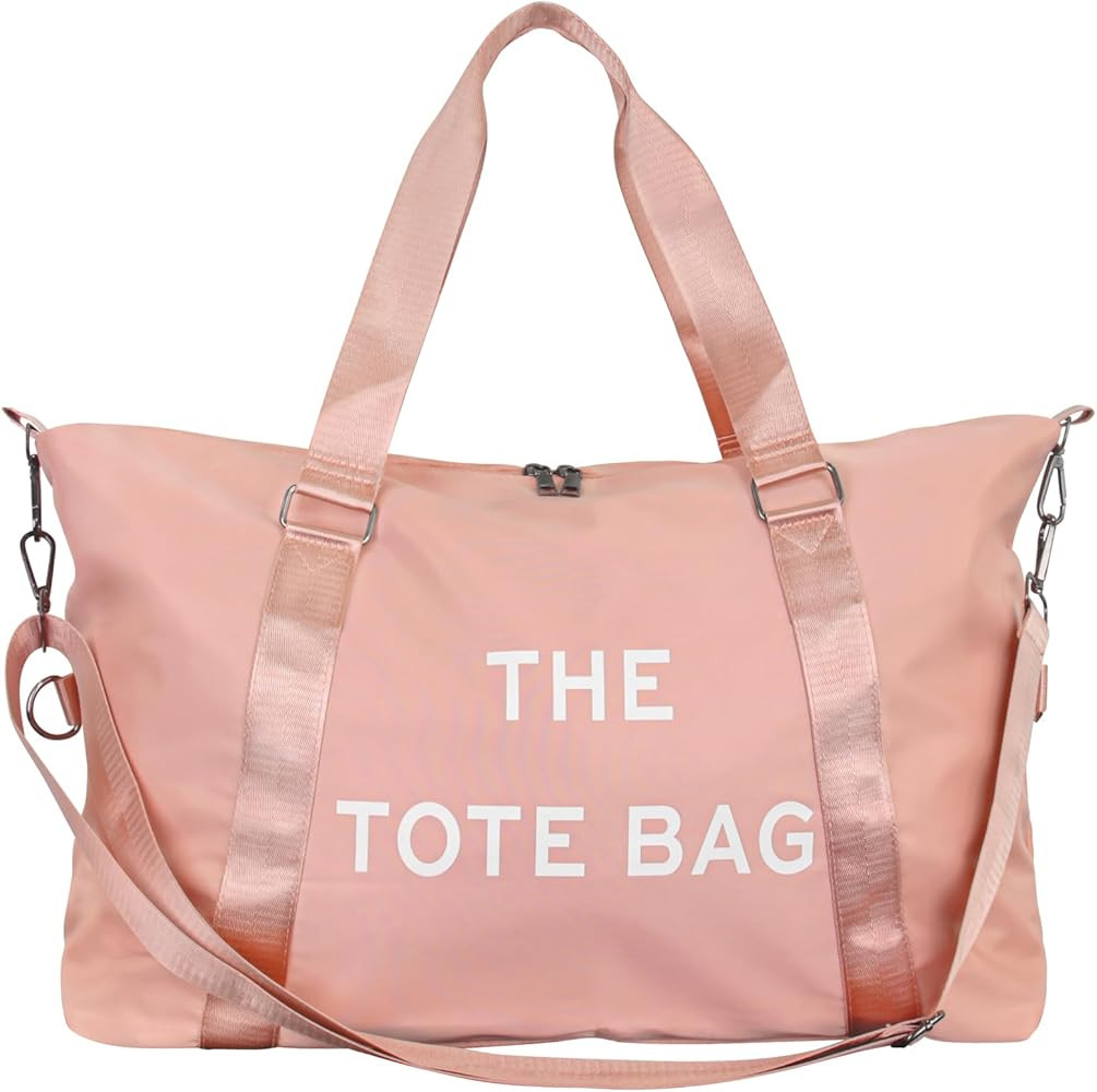 Travel Bag for Women, Travel Duffel Bag Sports Tote Gym Bag Weekender Bags Travel Carry on Bag Sh... | Amazon (US)