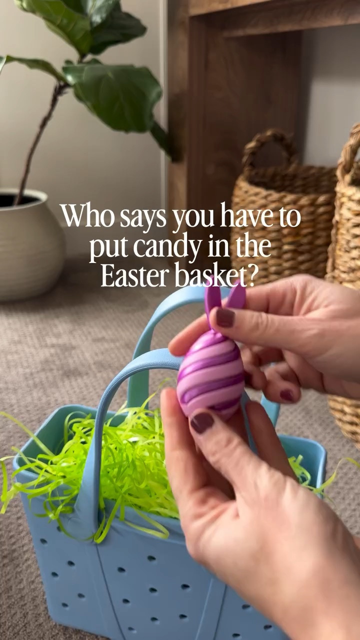 Not this year! I found something better! 

Comment BASKET for the link to these viral (non candy) goodies I found! 🐣
➡️ https://liketk.it/61A8k

#easterbasket #easterfinds #sprintimefun