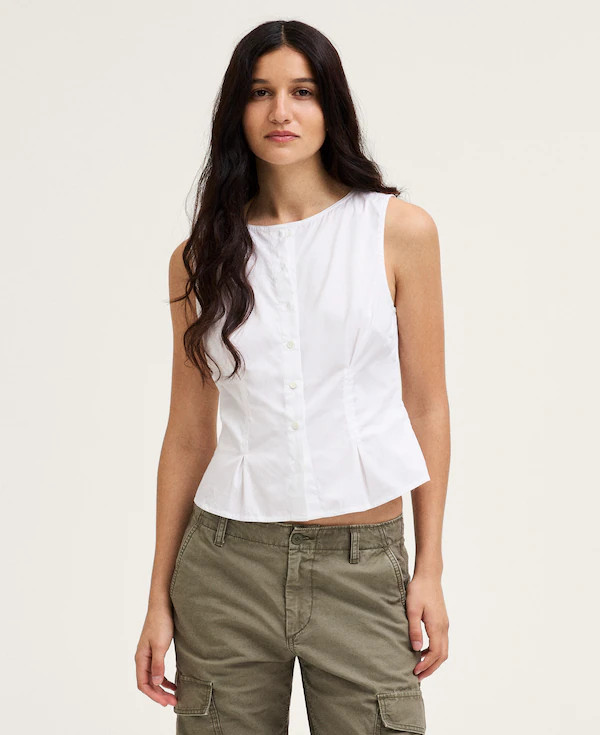 The Rosalie Sleeveless Top | Madewell