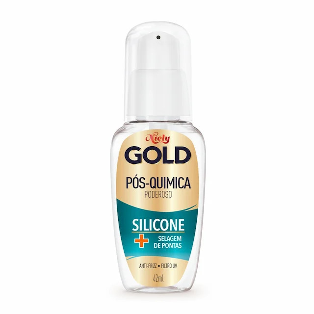 Pós-Química Niely Gold Silicone + Selagem de Pontas 42ml | Drogasil BR