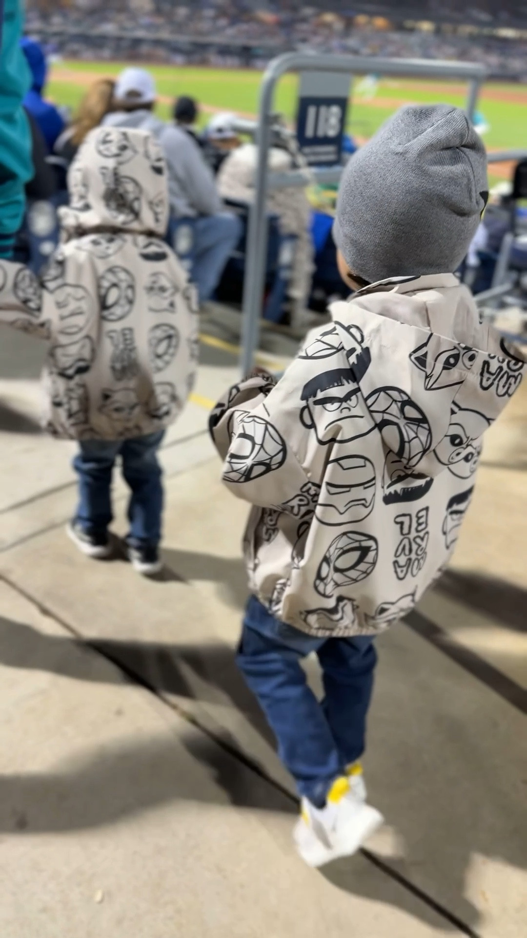 H&M runs a little big. I buy a size down for my boys. 