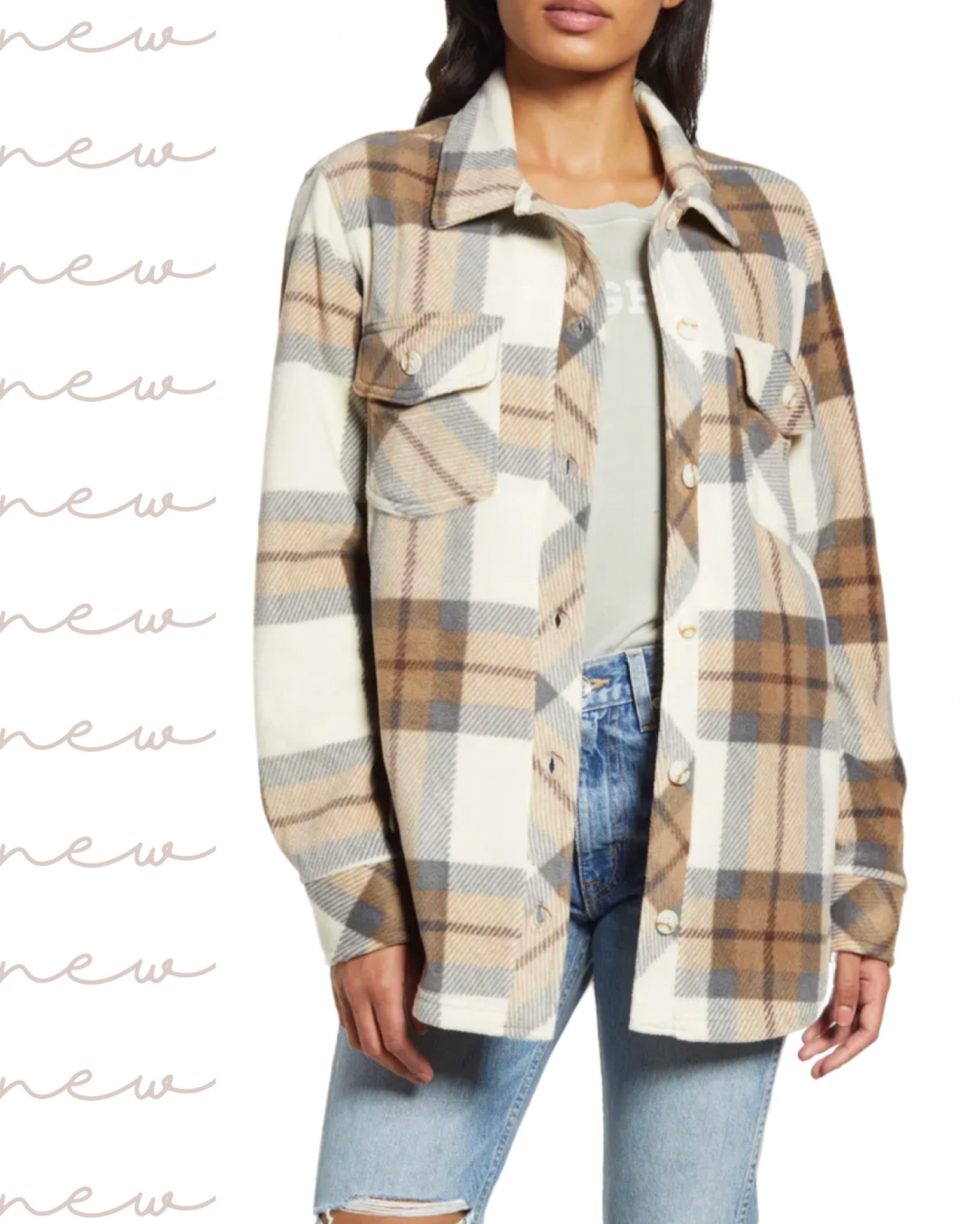 Nordstrom new arrival! Neutral Plaid Shacket under $50

Nordstrom fall, fall new arrivals, shacket, plaid, flannel, legging friendly top, cardigan, sweater, jacket, coat, everyday style, everyday outfits, work outfits, teacher outfits, maternity, Halloween, fall

#LTKunder50 #LTKSale #LTKSeasonal