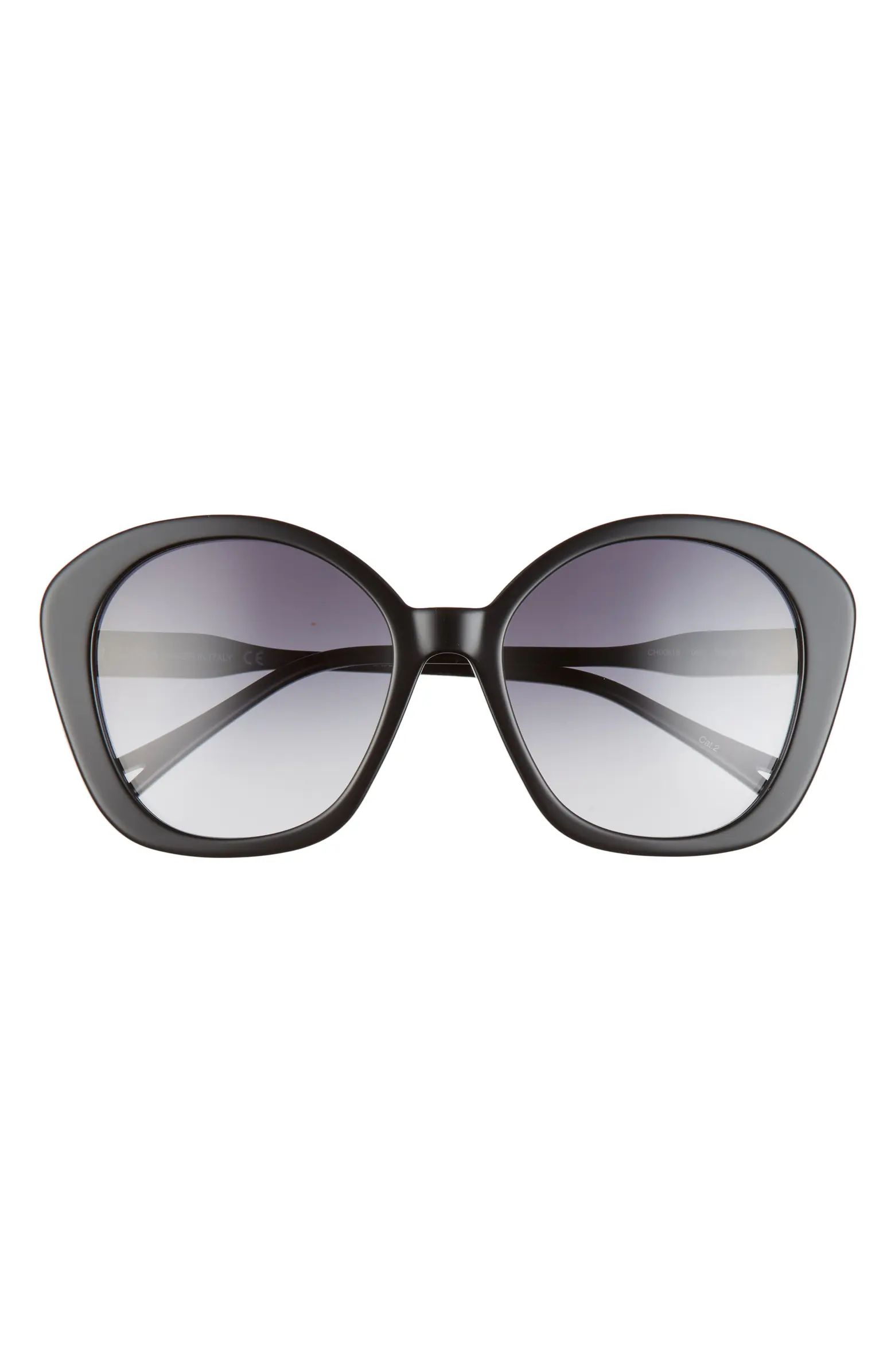 Chloé 55mm Gradient Round Sunglasses | Nordstrom | Nordstrom