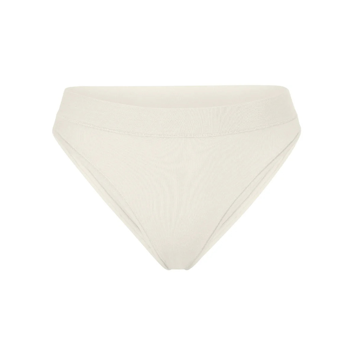 COTTON JERSEY CHEEKY TANGA | BONE | SKIMS (US)