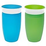 Munchkin Miracle 360 Sippy Cup, Green/Blue, 2 Count | Amazon (US)