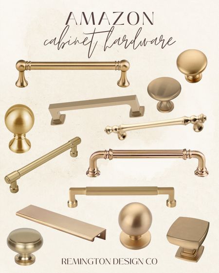 Amazon Cabinet Hardware - Gold hardware - gold cabinet fixtures

#LTKhome