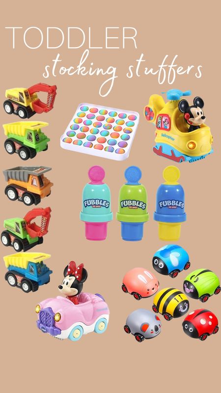 Toddler stocking stuffers, pop its, pull n go cars, bubbles, fubbles, toddler bubbles

#LTKkids #LTKHoliday #LTKCyberweek