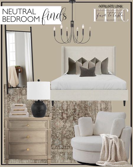Neutral Bedroom Finds.  Follow @farmtotablecreations on Instagram for more inspiration.


Magnolia Home By Joanna Gaines X Loloi Millie Charcoal / Dove Area Rug. Birzer Queen Upholstered Wingback Bed. Clerise 6 - Light Dimmable Classic / Traditional Chandelier. Jarboe Solid Wood Nightstand. Maineville Ceramic Table Lamp. 3 Piece Handmade Faux Leather Decorative Box Set. Dahlonega Upholstered Swivel Barrel Chair. Pure Chunky Cotton Knitted Throw. Bed Pillow Combo 'Bruce Wayne. Bedroom Inspiration. Hackner Home Pillows. 

Bedroom Decor | Bedroom Finds | Wayfair | Amazon | Amazon Home Finds | Loloi Rugs | Bathroom Decor | Bathroom Storage | Amazon Must Haves | Bathroom Shelves | Home Decorating | Decor Ideas | Budget Friendly Decor | Home Inspiration  | Amber Interiors | Small Spaces | Bathroom Shelves | Small Bathroom Storage | Summer Decor | Summer Bathroom Decor | Affordable Decor


#LTKHome #LTKSaleAlert #LTKFindsUnder100