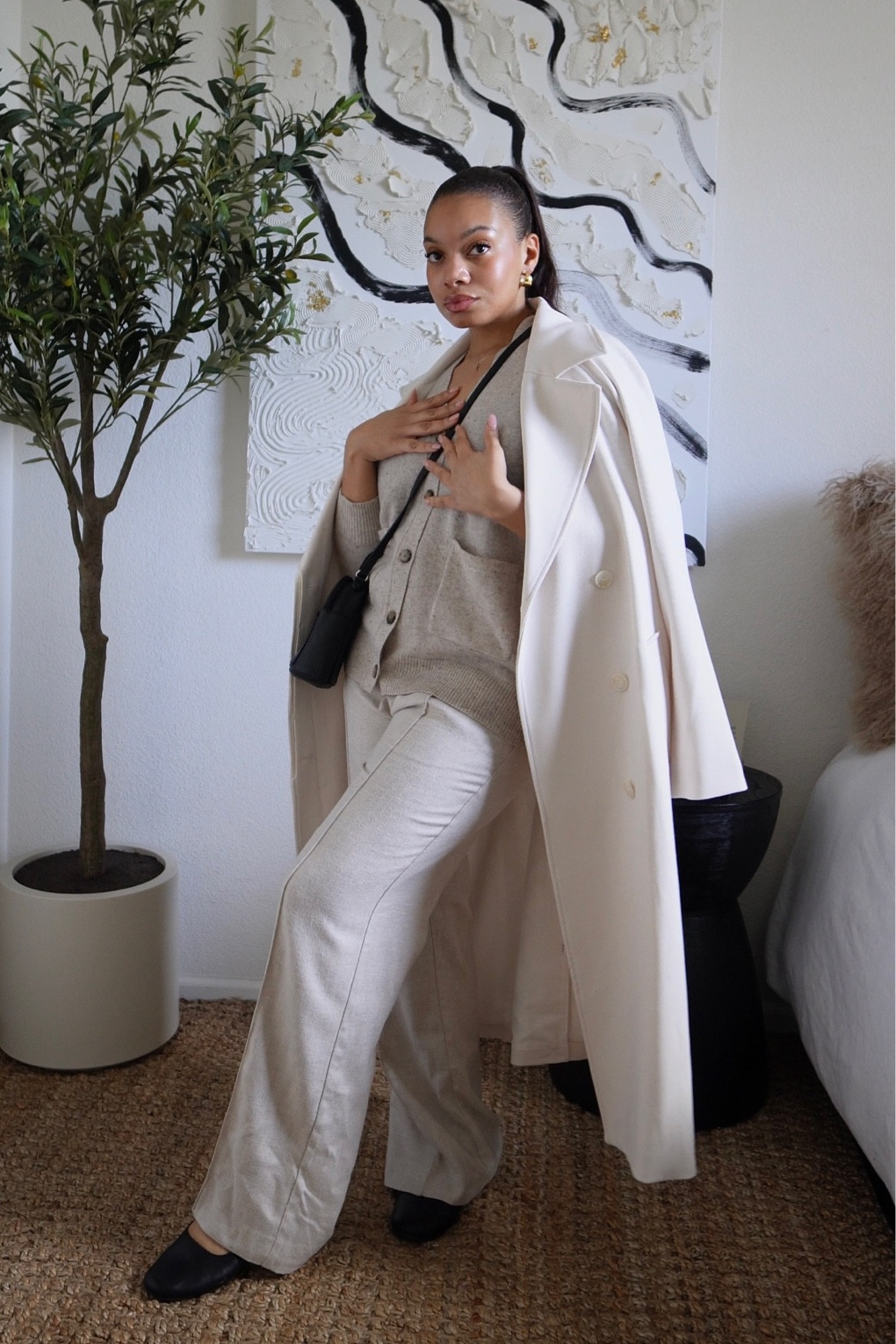 Clean girl style. Monochromatic and effortless 🤍 cream is always such an airy refreshing color to wear. This is my definition of relaxed casual wear. 

#LTKshoecrush #LTKMostLoved #LTKstyletip