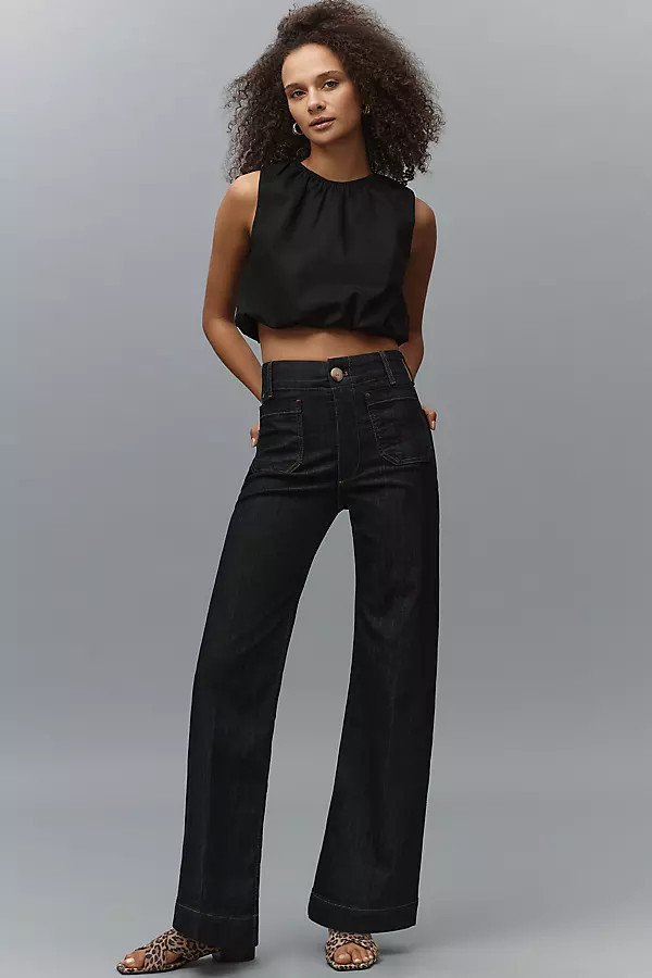 The Colette Full-Length Wide-Leg Jeans by Maeve | Anthropologie (US)