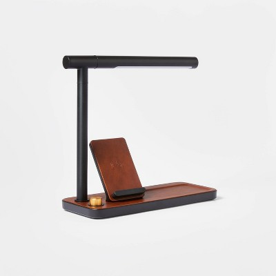 Wireless Charging Stand & Lamp (Includes LED Light Bulb) - Threshold™: Desk Lamp with USB Port, Qi Certified, Dimmable | Target