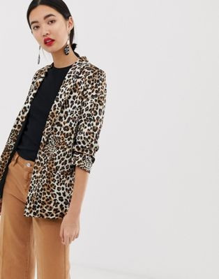 Soaked In LuxuryLeopard Print Blazer | ASOS US