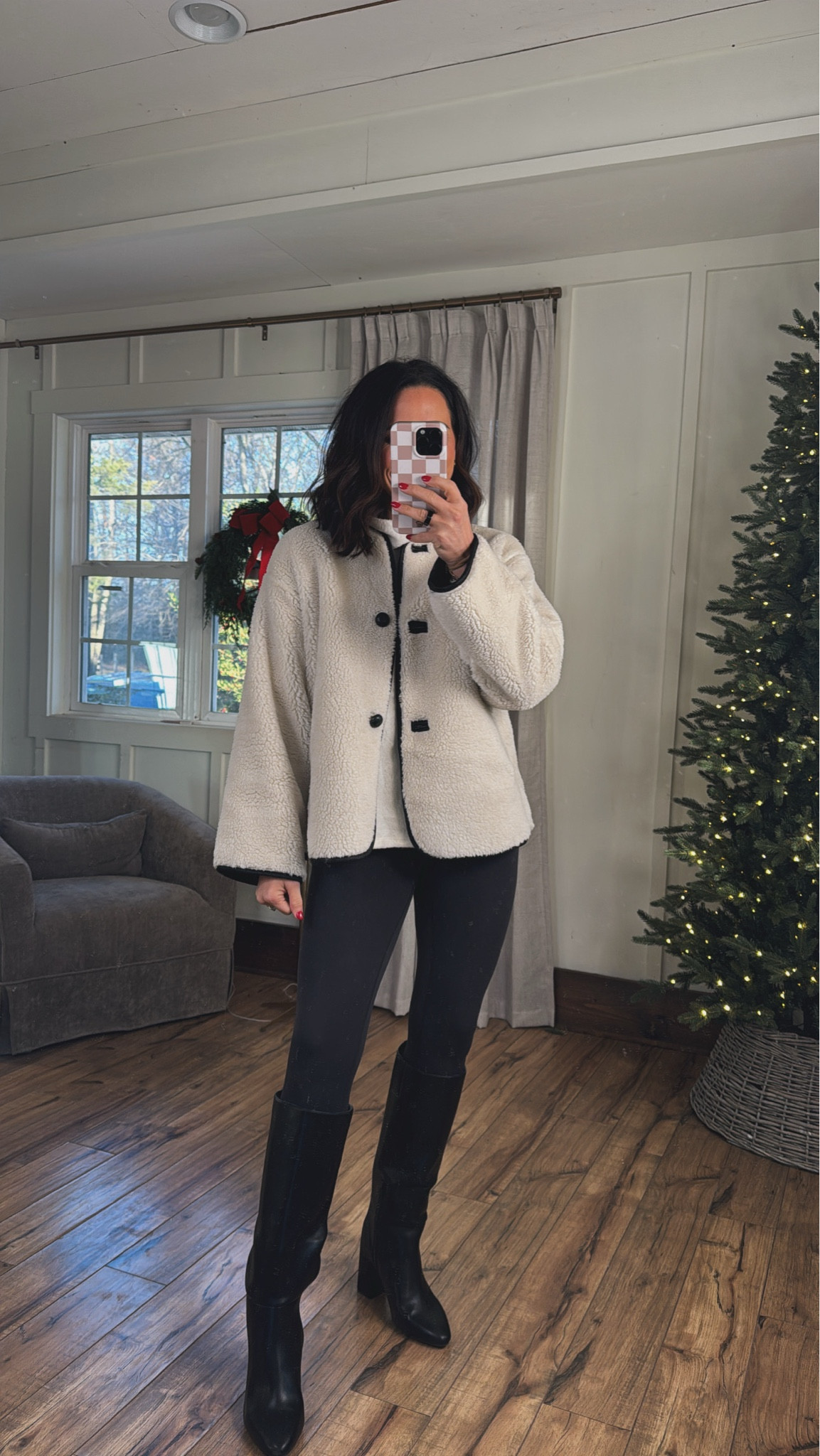 One of the best RL looks for less! This Sherpa button jacket is so chic and looks so elevated you can wear it as office wear, too! Aprilwilks VintagePickin target rl look for less viral target Sherpa jacket women’s fashion finds women’s outfit ideas casual winter outfit ideas 

#LTKFindsUnder100 #LTKootd #LTKFindsUnder50