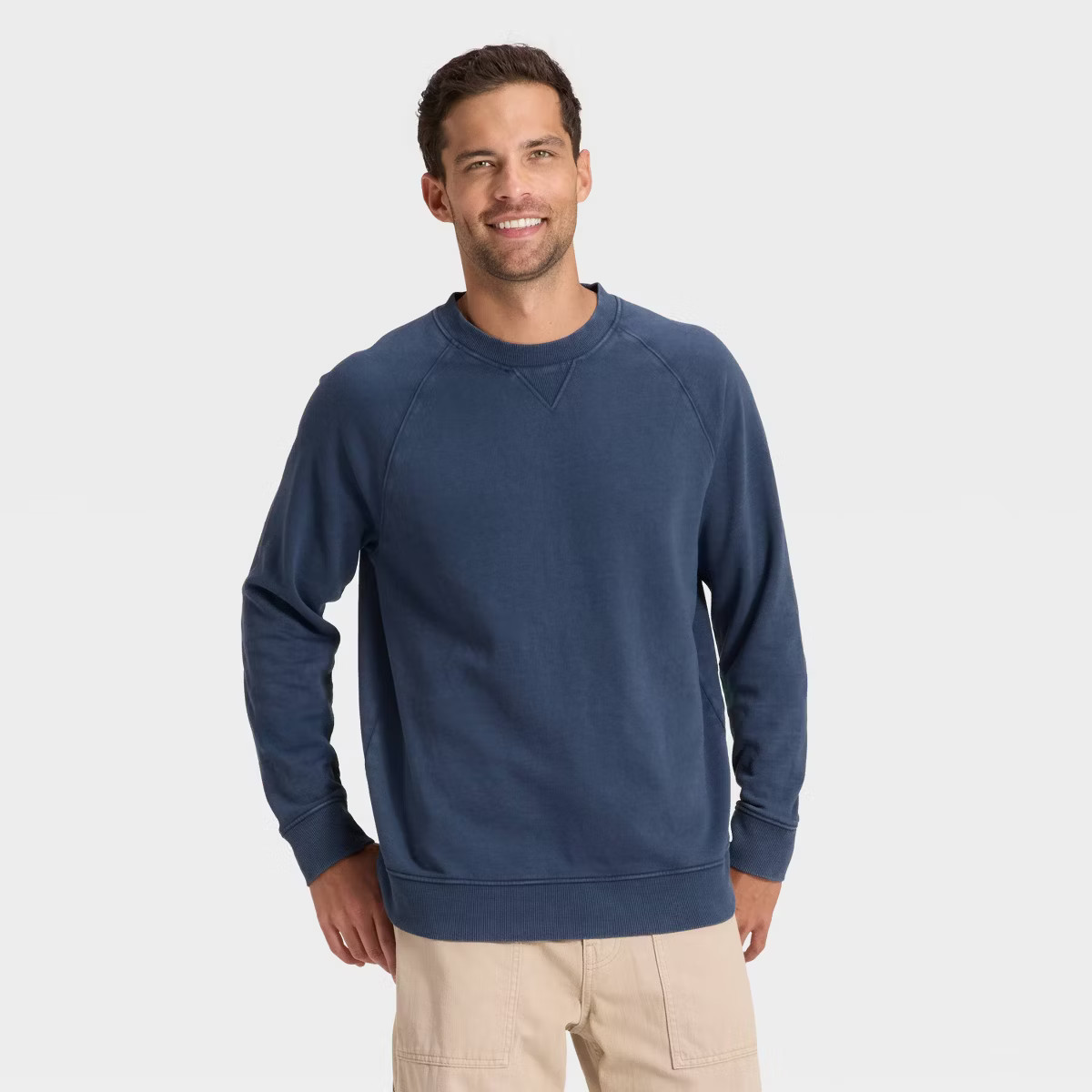 Men's Vintage French Terry Crewneck Sweatshirt - Goodfellow & Co™ | Target