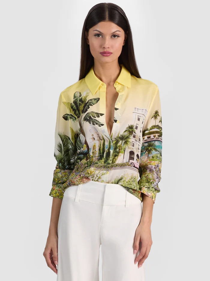 WILLA SILK BLOUSE | Alice + Olivia