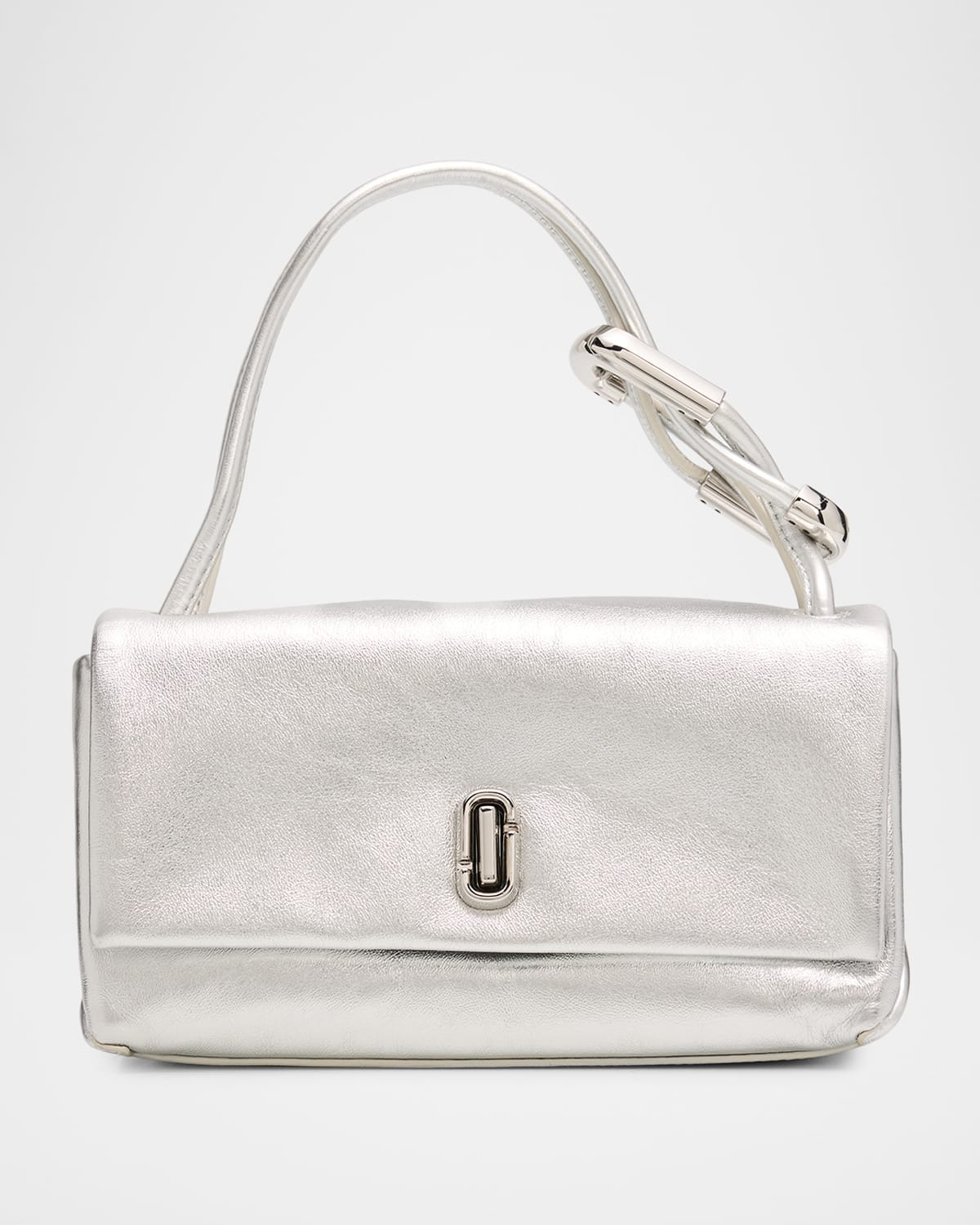 The Metallic Mini Dual Top-Handle Bag | Neiman Marcus