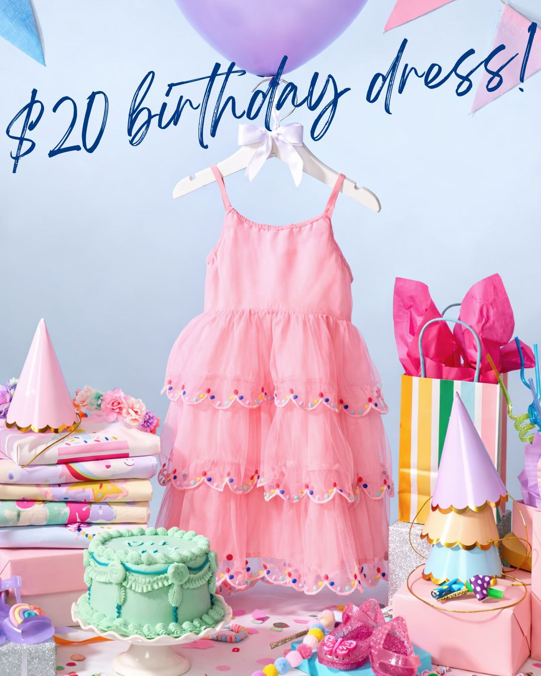 $20 birthday dress from Old Navy! 

 #LTKKids