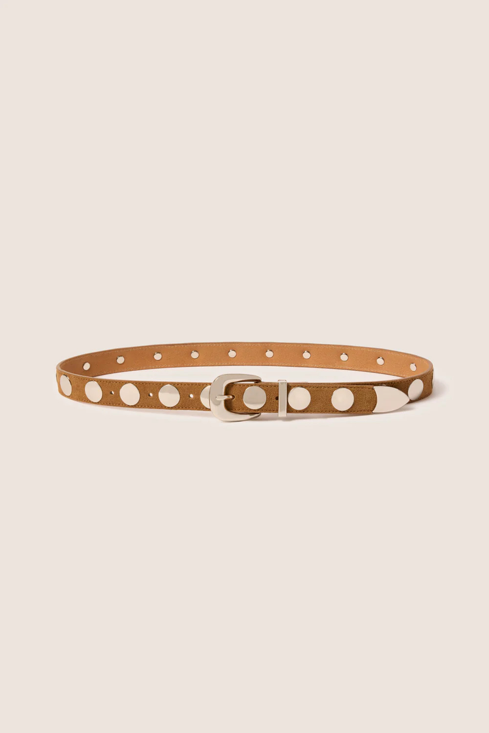 Brett Studded Suede Belt | Evereve