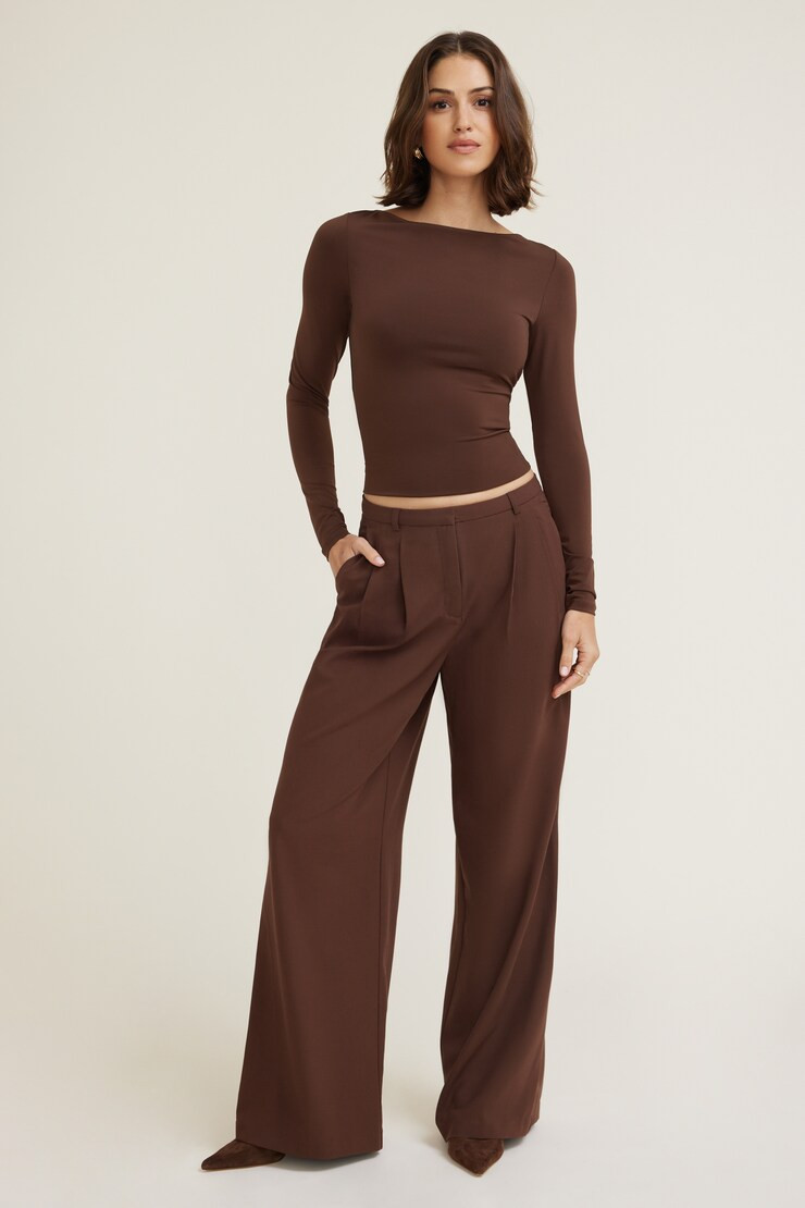 Nola Sculpt Long Sleeve Top | Dynamite Clothing