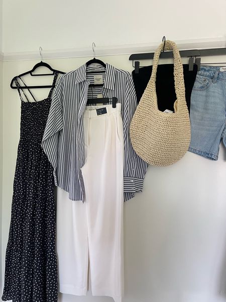 AFEMILY for 15% off on the Abercrombie site
Styling summer essentials (bag linked is the bag in image for some reason it’s showing up as a bigger style) 

#LTKsummer #LTKuk