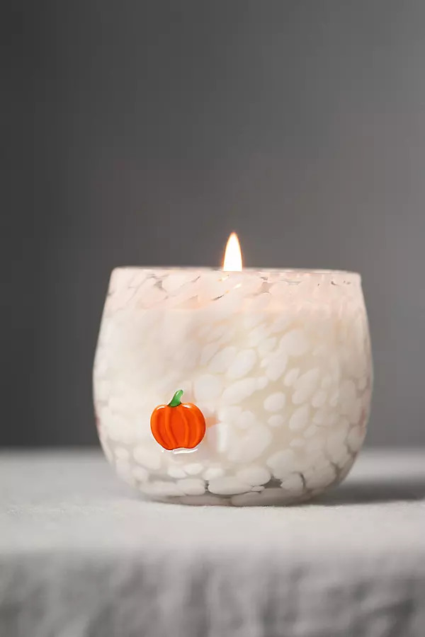 Mystic Confetti Icon Pumpkin Sweet Vanilla Glass Candle | Anthropologie (US)