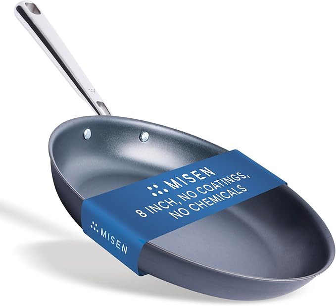 Misen Carbon Nonstick™ Skillet - Ultra-Durable Nitrided Surface - Easy Relase With No Coating t... | Amazon (US)