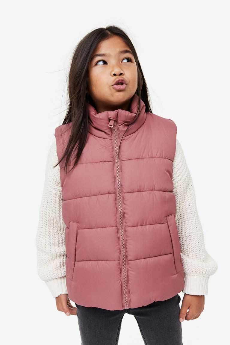 Puffer Vest - Pink - Kids | H&M US | H&M (US + CA)
