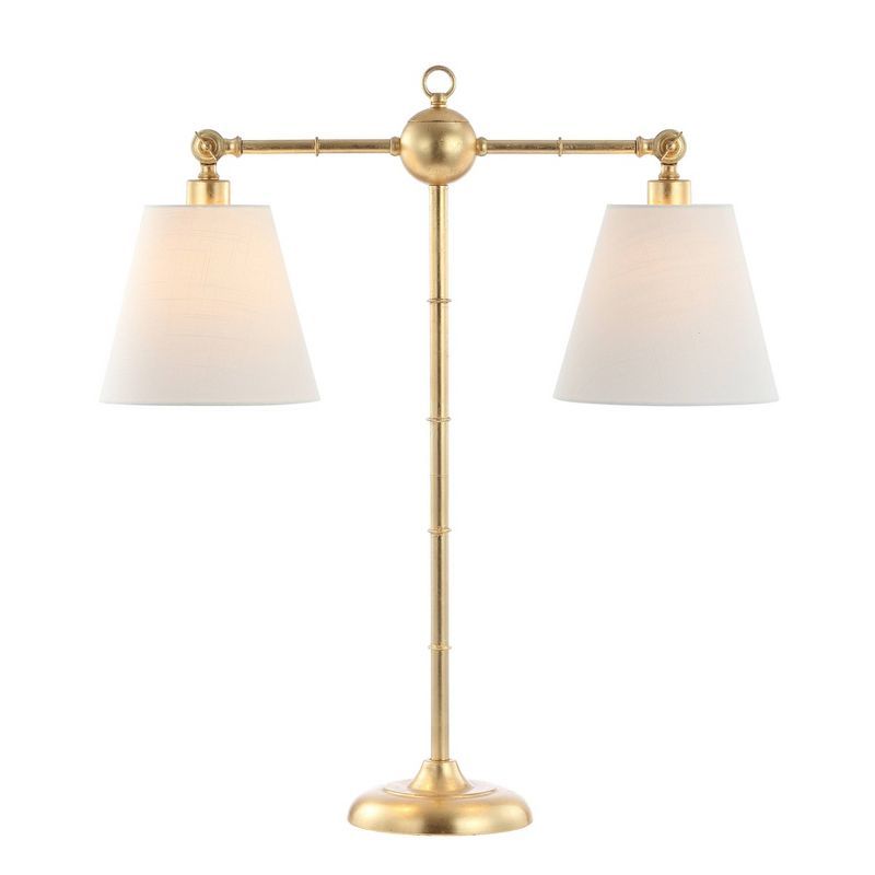 31&#34; Metal Ruth Library Table Lamp (Includes LED Light Bulb) Gold - JONATHAN Y | Target