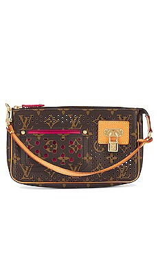 FWRD Renew Louis Vuitton Pochette Accessoires Shoulder Bag in Brown from Revolve.com | Revolve Clothing (Global)