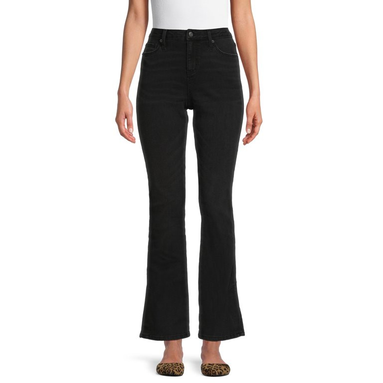 Time and Tru Women's Mid-Rise Bootcut Jeans, 31” Inseam-Short - Walmart.com | Walmart (US)